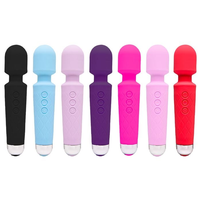 Vibrador Varinha Mágica 28 Modos Usb Yaffa