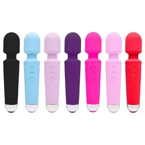 Vibrador Varinha Mágica 28 Modos Usb Yaffa