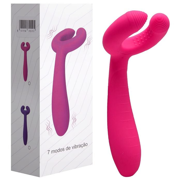 Vibrador Ponto G Estimulador Mamilos Sexy Import