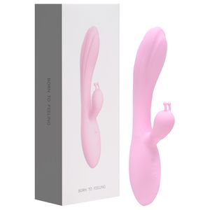 Vibrador Com Estimulador Recarga Usb 12 Modos Yaffa
