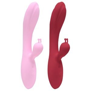 Vibrador Com Estimulador Recarga Usb 12 Modos Yaffa