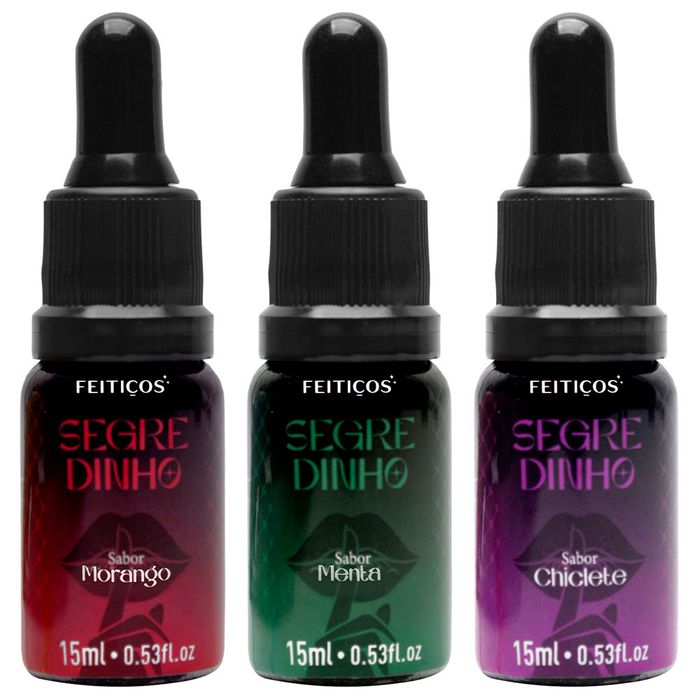Segredinho Aromático Gotas Excitantes 15ml Feitiços