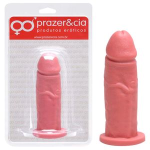 Pênis Borracha Maciça 13,5 X 3,9cm Prazer E Cia