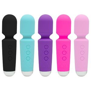 Vibrador Varinha Mágica Mini 28 Modos Usb Yaffa