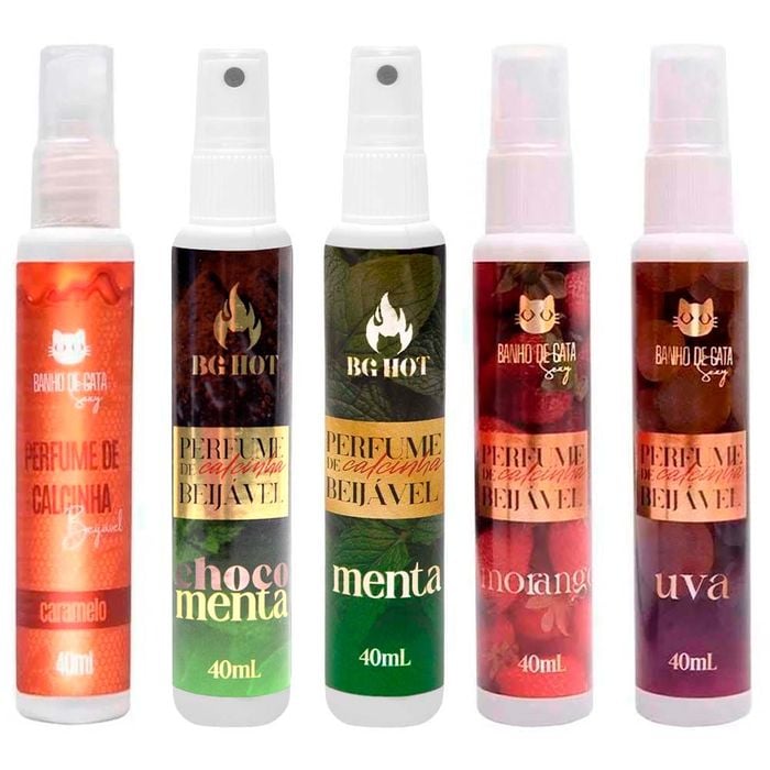 Perfume De Calcinha Beijável 40ml Banho De Gata