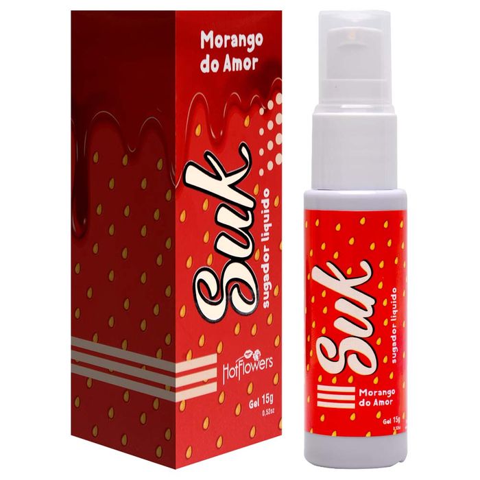 Suk Sugador Líquido Beijável 15g Hot Flowers