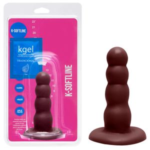 Plug Anal Borracha Maciço 12,5 X 3cm Kgel