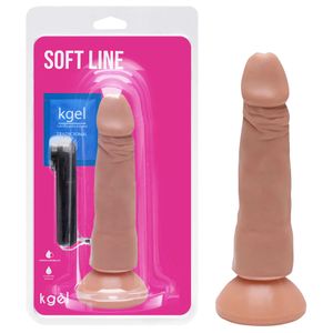 Pênis Vibrador Controle Externo 18 X 4cm Kgel