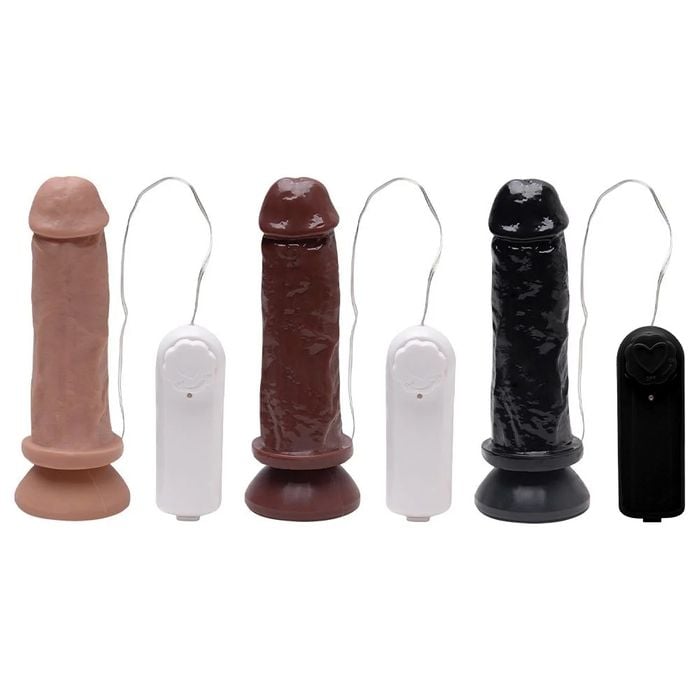 Pênis Vibrador Controle Externo 18 X 4,7cm Kgel