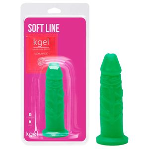 Pênis De Borracha Maciço Colors 12 X 3cm Kgel