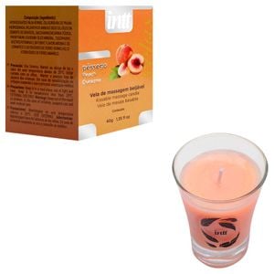 Vela De Massagem Beijável Saborizada 40g Intt