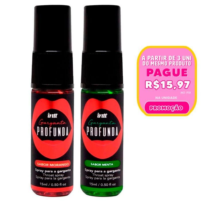Garganta Profunda Spray Aromático 15ml Intt
