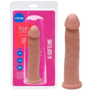 Pênis De Borracha Maciço 24 X 4,8cm Kgel