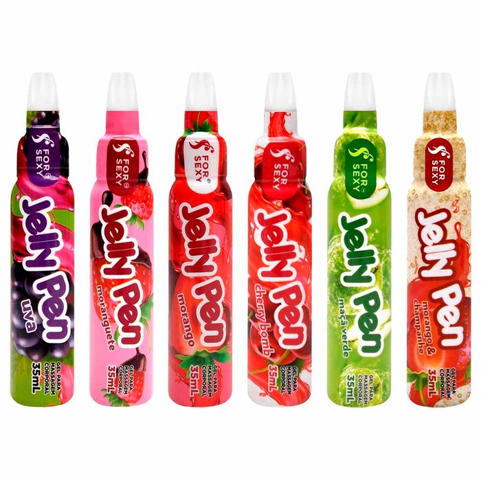 Jelly Pen Frutada Caneta Comestível 35ml For Sexy