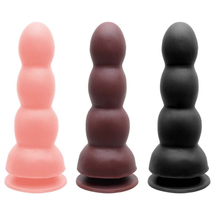 Plug Borracha Maciço Ventosa 17,5 X 5cm Soulsex