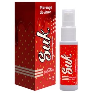 Suk Sugador Líquido Beijável 15g Hot Flowers