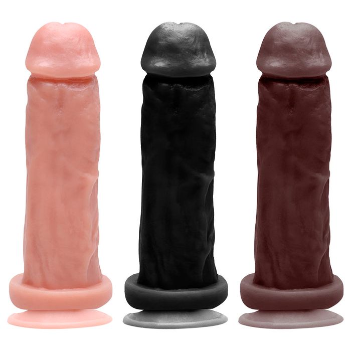 Prótese Maciça Realística Com Ventosa 17 X 4,5cm Soulsex