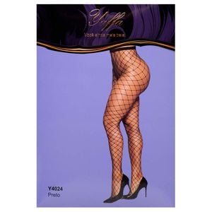 Meia Calça Padrão Arrastão Fina Sensual Yaffa