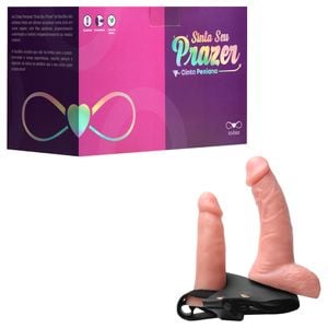 Cinta Peniana Dupla Pênis 16,3 X 4,5cm E 12,5 X 3,5cm Soulsex