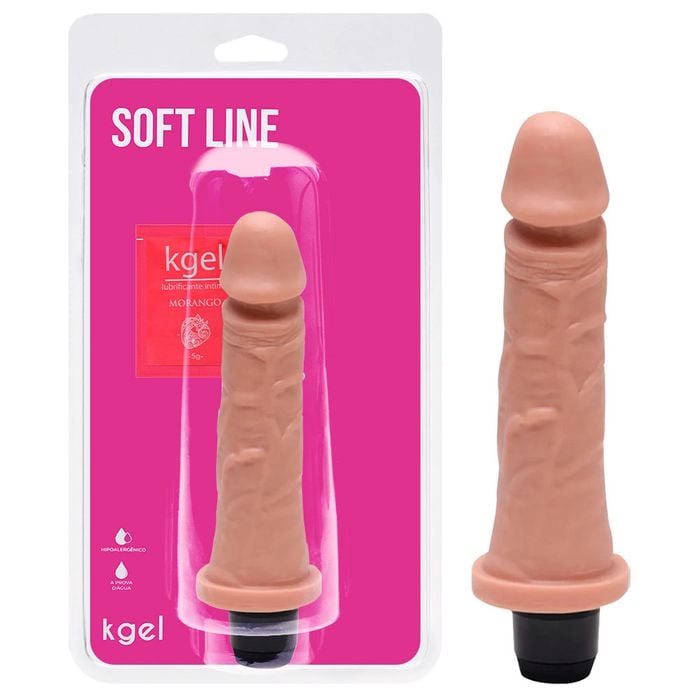 Pênis Vibrador Interno 17,5 X 3,8cm Kgel