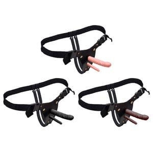 Cinta Ativa Dupla Pênis 18 X 4cm E 13 X 2,3cm Soulsex