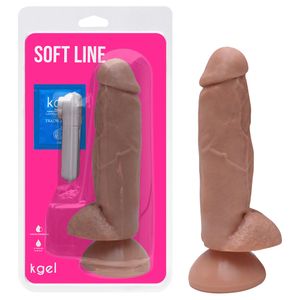 Pênis Vibrador Controle Externo 18,5 X 4,5cm Kgel