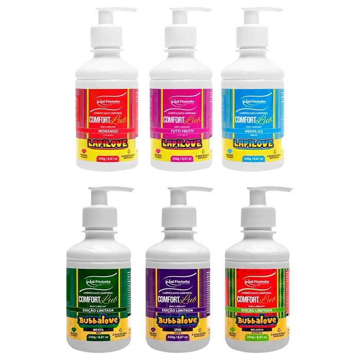 Lubrificante Comfort Lub Bubbalove 250g La Pimienta
