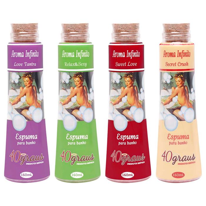 Espuma De Banho Aromática 160ml 40graus