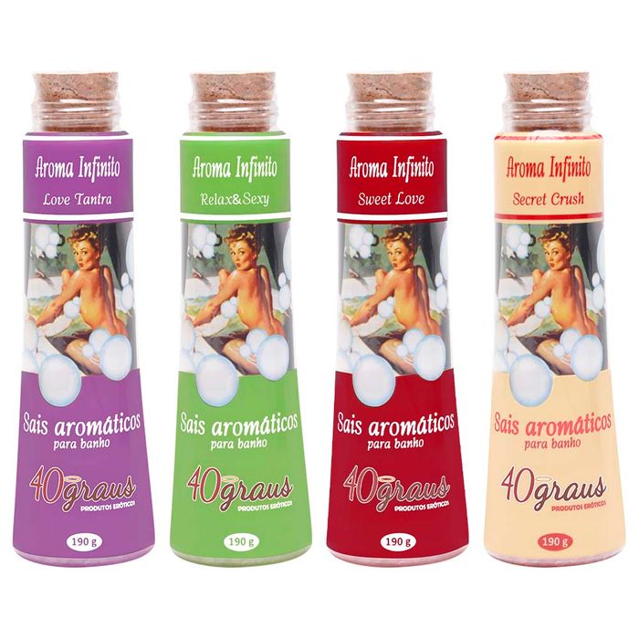 Sais De Banho Aromático 190g 40graus