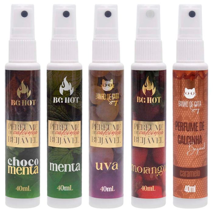 Perfume De Calcinha Beijável 40ml Banho De Gata