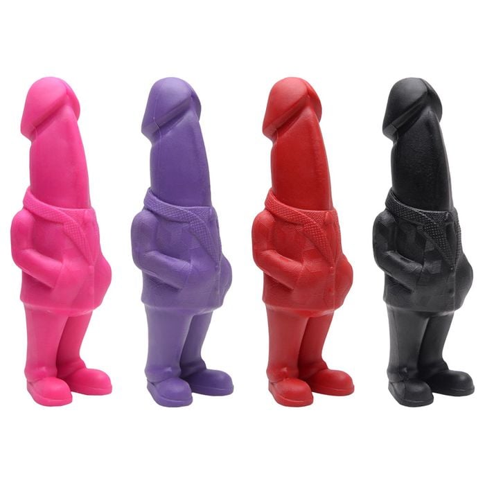 Execu Pinto Pênis De Borracha 17,5 X 4,5cm Diversão Ao Cubo