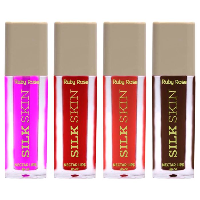 Lip Oil Nectar Lips Silk Skin 5,5ml Ruby Rose
