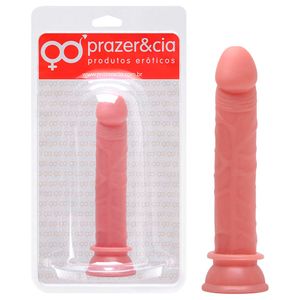 Pênis De Borracha Maciça 14 X 2,5cm Prazer E Cia