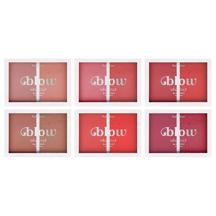 Blush Duo Whatever Blow Duas Texturas Ruby Rose
