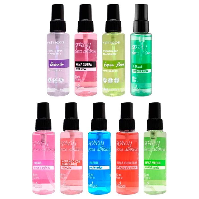 Ambientador Aromático Spray 60ml Feitiços