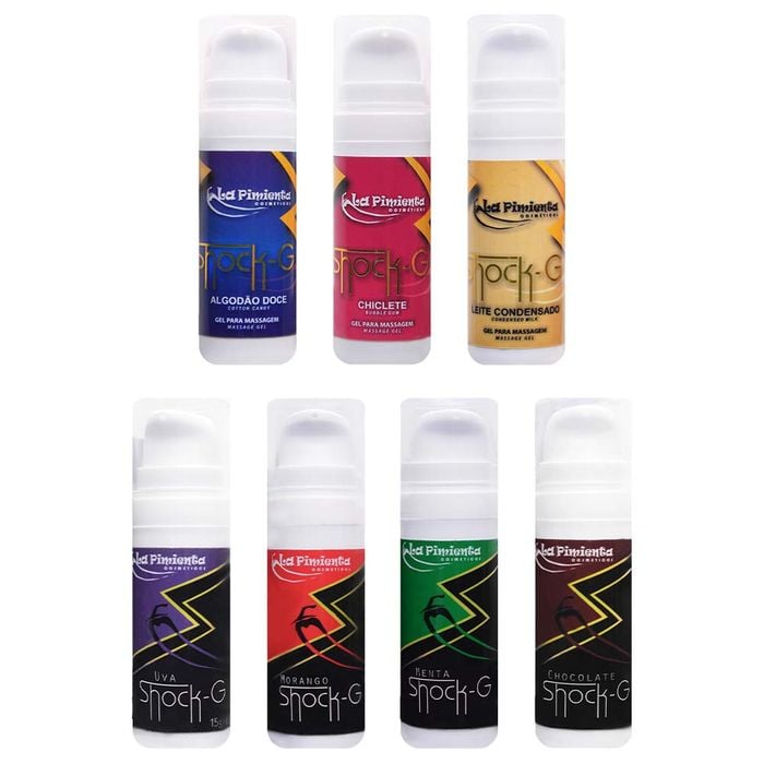 Shock-g Gel Eletrizante Beijável 15g La Pimienta