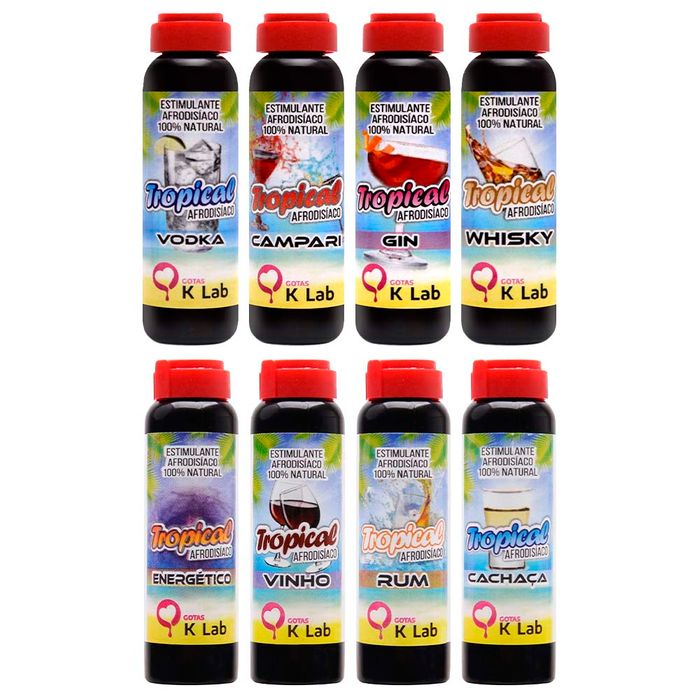 Tropical Afrodisíaco Bebida Energética 10ml Kl-lab