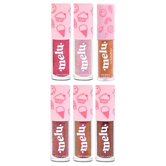 Gloss Labial Exuberante 3,4ml Melu Ruby Rose