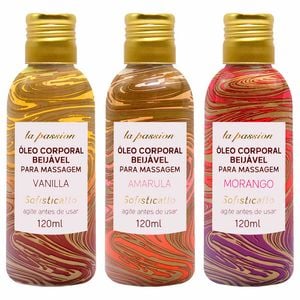 óleo Beijável Massagem La Passion 120ml Sofisticatto