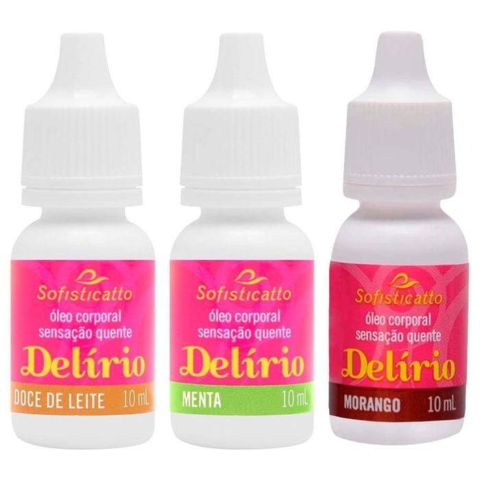 Delírio Excitante Aromático Hot 10ml Sofisticatto