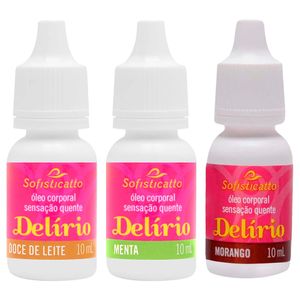 Delírio Excitante Aromático Hot 10ml Sofisticatto
