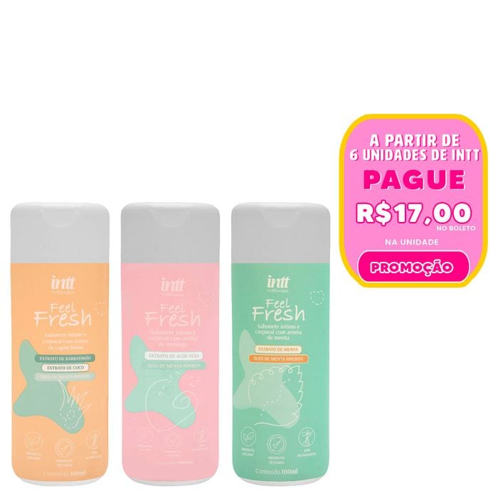Feel Fresh Sabonete íntimo Aromático 100ml Intt