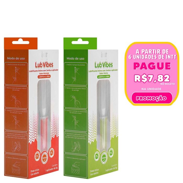 Lub Vibes Lubrificante Aplicador Vibração 5g Intt