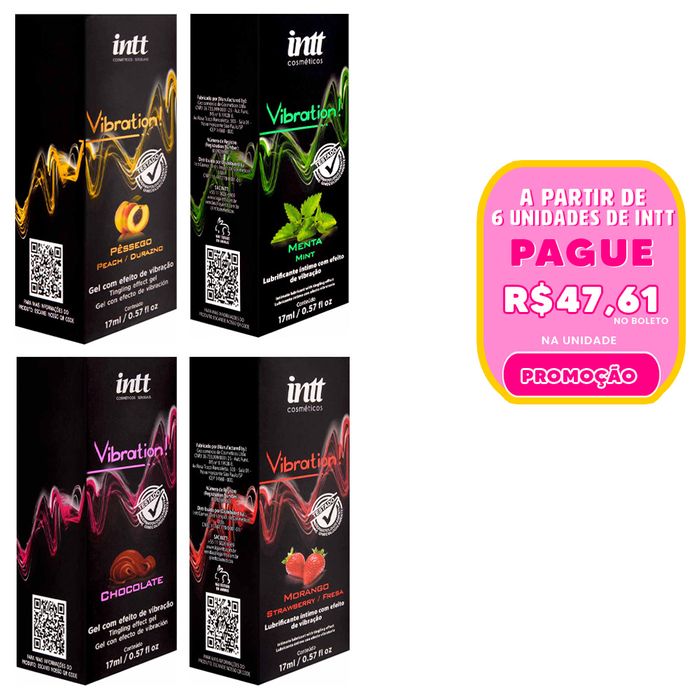 Vibration Gel Aromático Vibração Hot 17ml Intt