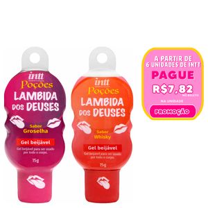 Poção Lambida Dos Deuses Gel Beijável Hot 15g Intt