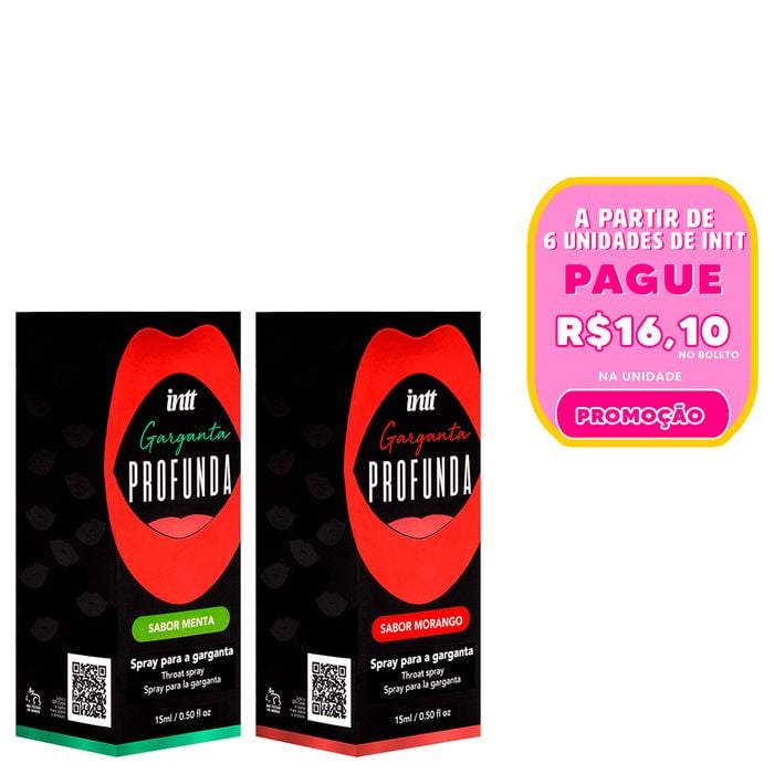 Garganta Profunda Spray Aromático 15ml Intt