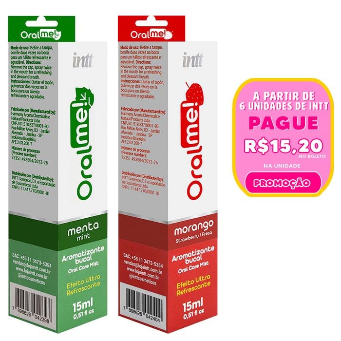 Oral Me Antisséptico Bucal Aromático 15ml Intt
