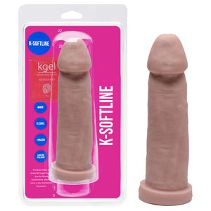 Pênis De Borracha Maciço 19 X 5cm Kgel