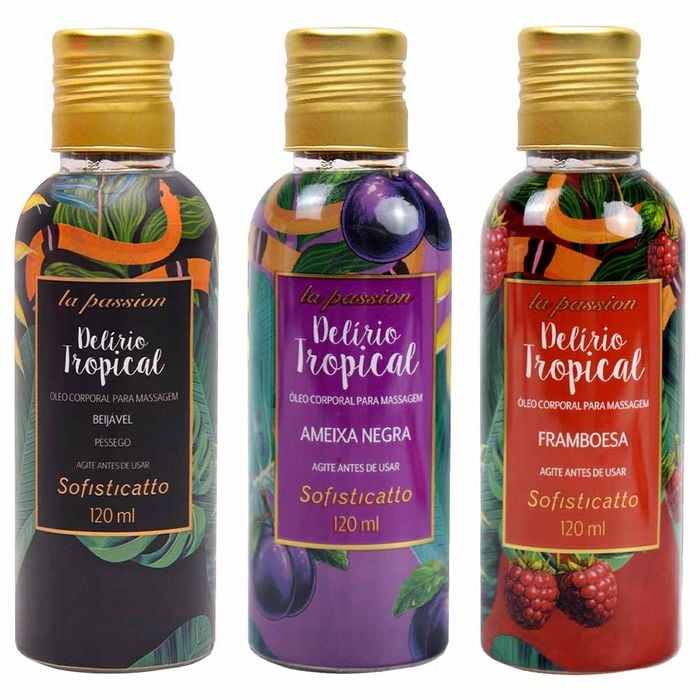 óleo Corporal Delírio Tropical 120ml Sofisticatto