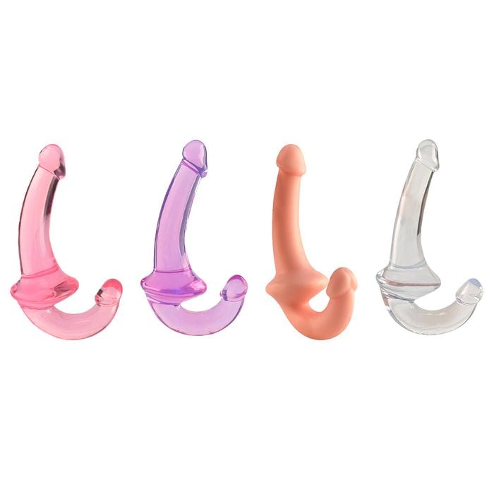 Pênis Duplo Jelly 20 X 3,3cm Strapless Youvibe Vipmix